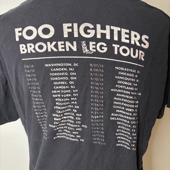 Foo Fighters Break a Leg Tour Shirt - Picture 3 of 6